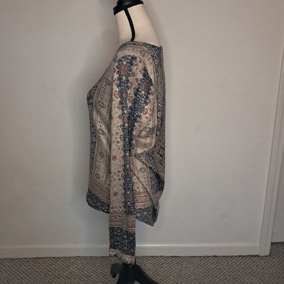 Style & Co Top Women's Small S Bohemian Soft Elegant Rhinestones Career Office - Picture 3 of 8